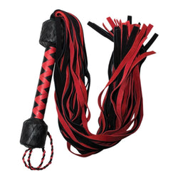 Kink Suede Flogger Black/Red