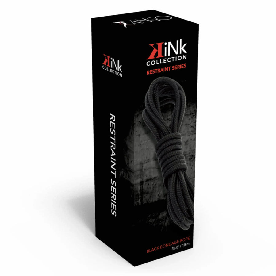 Kink Soft Cotton Bondage Rope Black