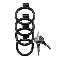 Kink Chastity Cock Cage Medium Black