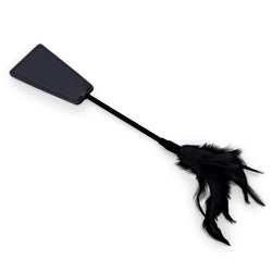 Kink Curious Mask & Tickler Crop Black