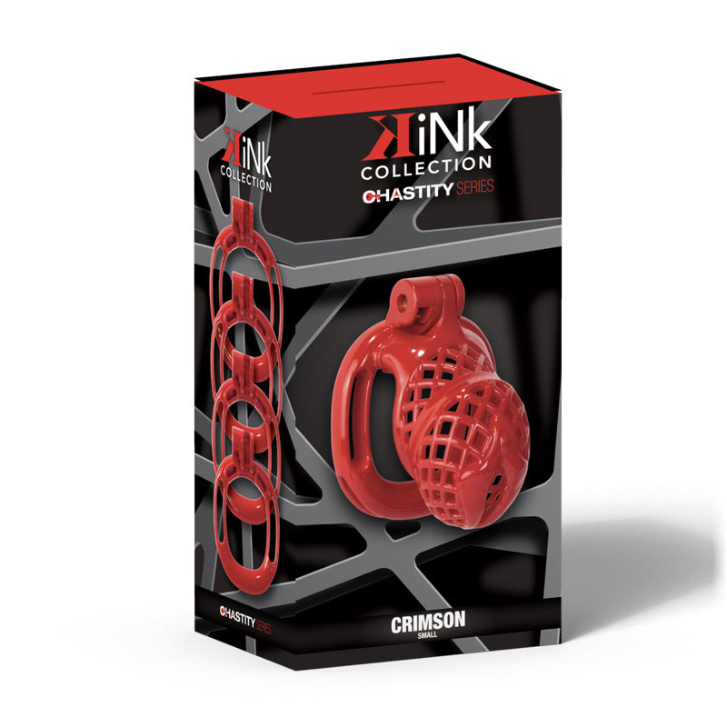 Kink Crimson Cock Cage Small