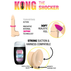 Kong The Shocker Dong Flesh 6.5"
