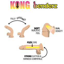Kong Benderz Dong Flesh 6"