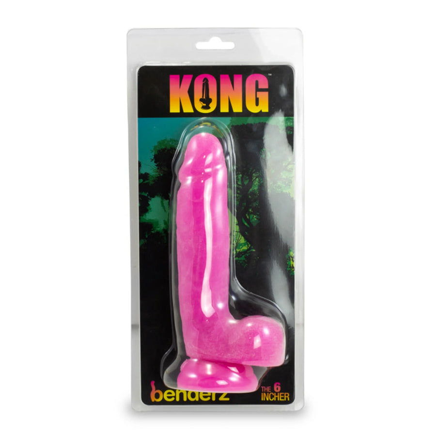 Kong Benderz Dual Density Dong Pink 6"