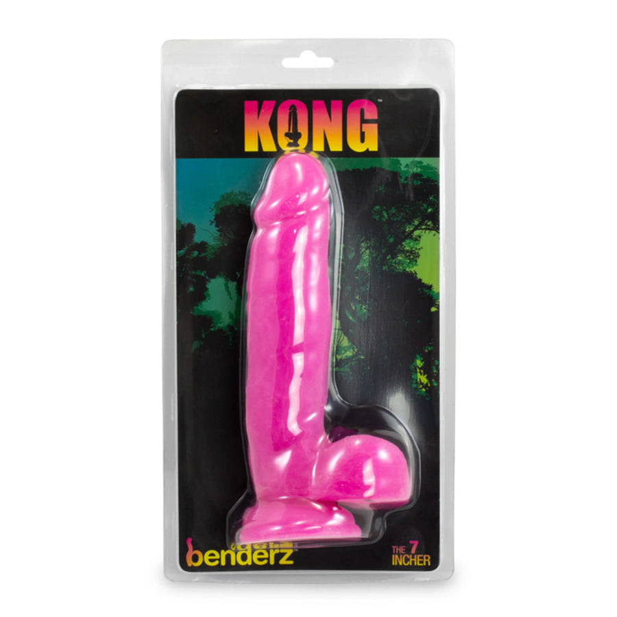 Kong Benderz Dual Density Dong Pink 7"