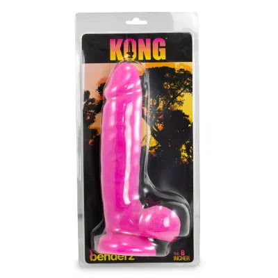 Kong Benderz Dual Density Dong Pink 8"