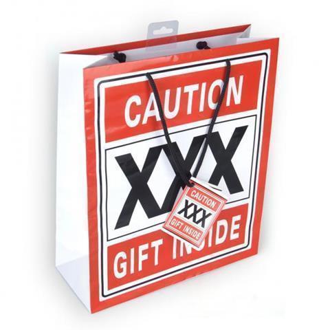 Caution XXX Gift Enclosed Bag