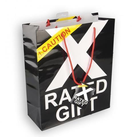Caution X Rated Gift Bag