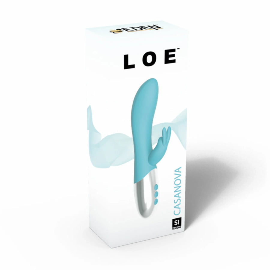 LOE Casanova Moving Rabbit Vibrator Teal