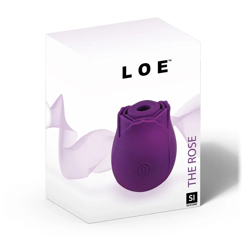 LOE The Rose Suction Stimulator Purple