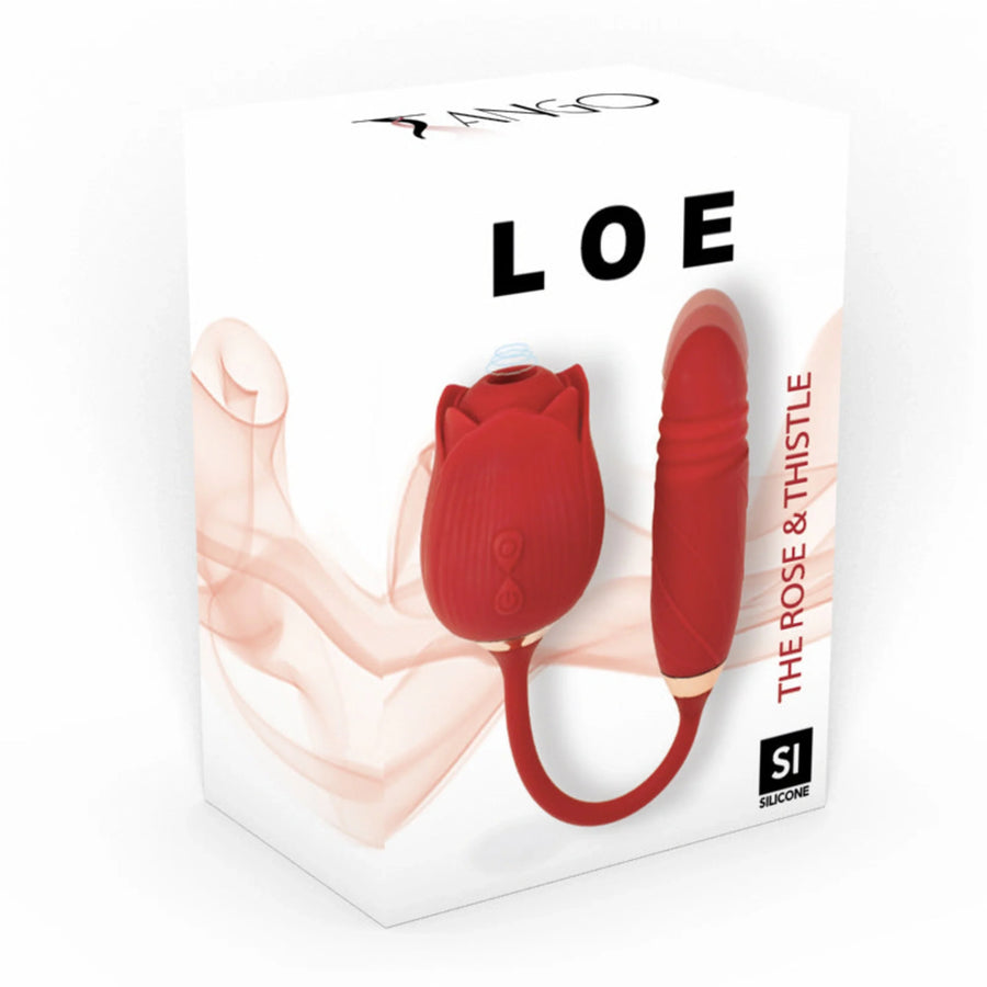 LOE Rose & Thistle Stimulator Red