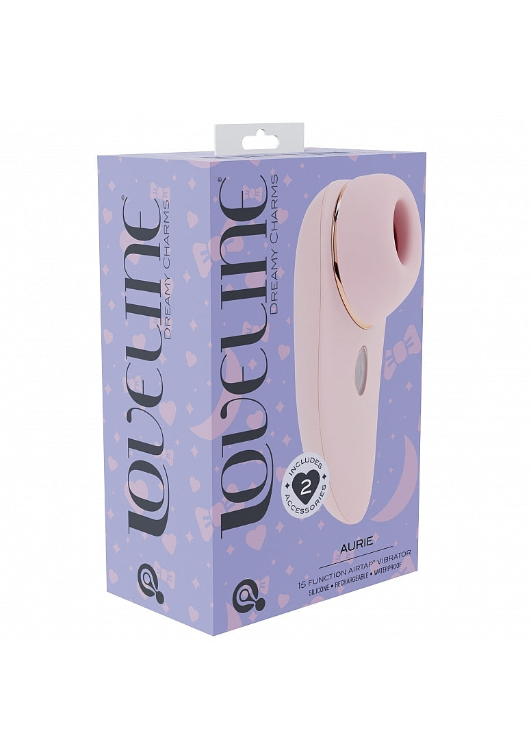 LoveLine - AirTapTech - Aurie - Rechargeable Vibrator - 10 Function - Waterproof - Pink