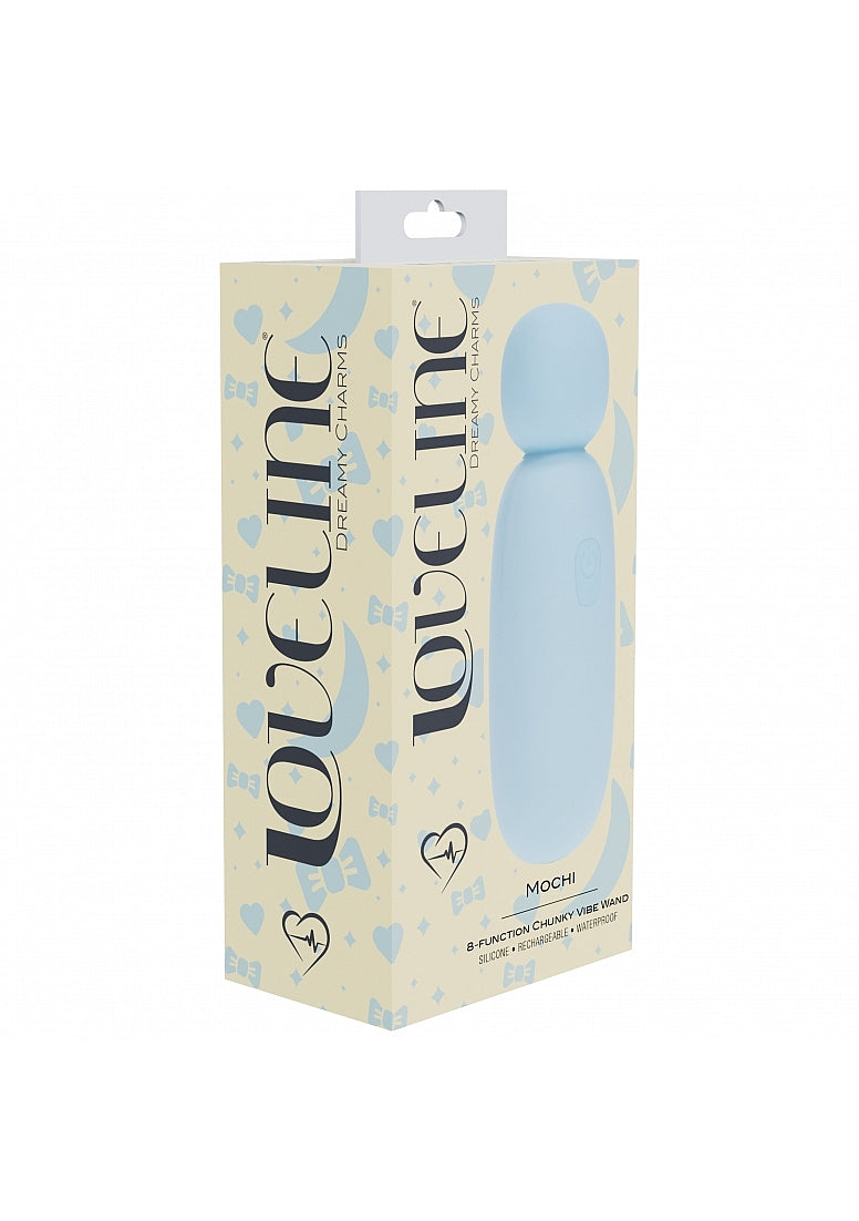 LoveLine - Mochi - Rechargeable Vibrator - 10 Function - Waterproof - Blue