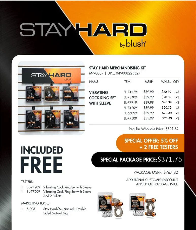Stay Hard Merchandising Kit