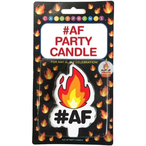 Old as fuck #AF birthday candle Funny humour .