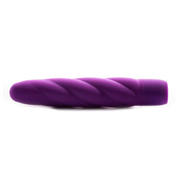 Mi-Vibe Vortec Swirl Vibrator Purple 6 inch