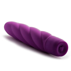 Mi-Vibe Vortec Swirl Vibrator Purple 6 inch