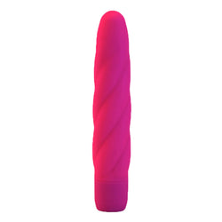 Mi-Vibe Vortec Swirl Vibrator Pink 6 inch