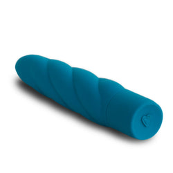 Mi-Vibe Vortec Swirl Vibrator Blue 6 inch