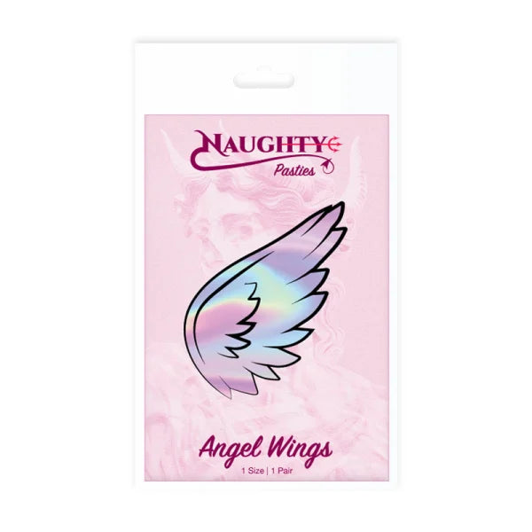 Naughty Holographic Angel Wings Pasties