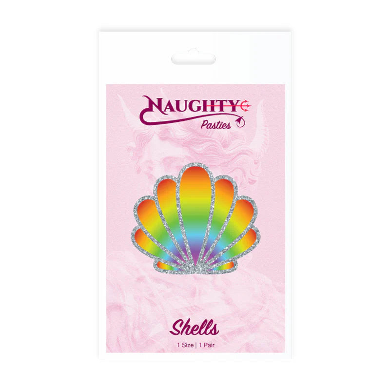Naughty Glitter Shells Nipple Pasties