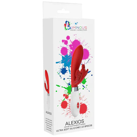 Alexios Dual Stimulator Neon Red
