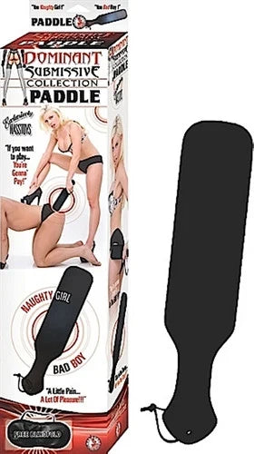 Dominant Submissive Collection Paddle - Black