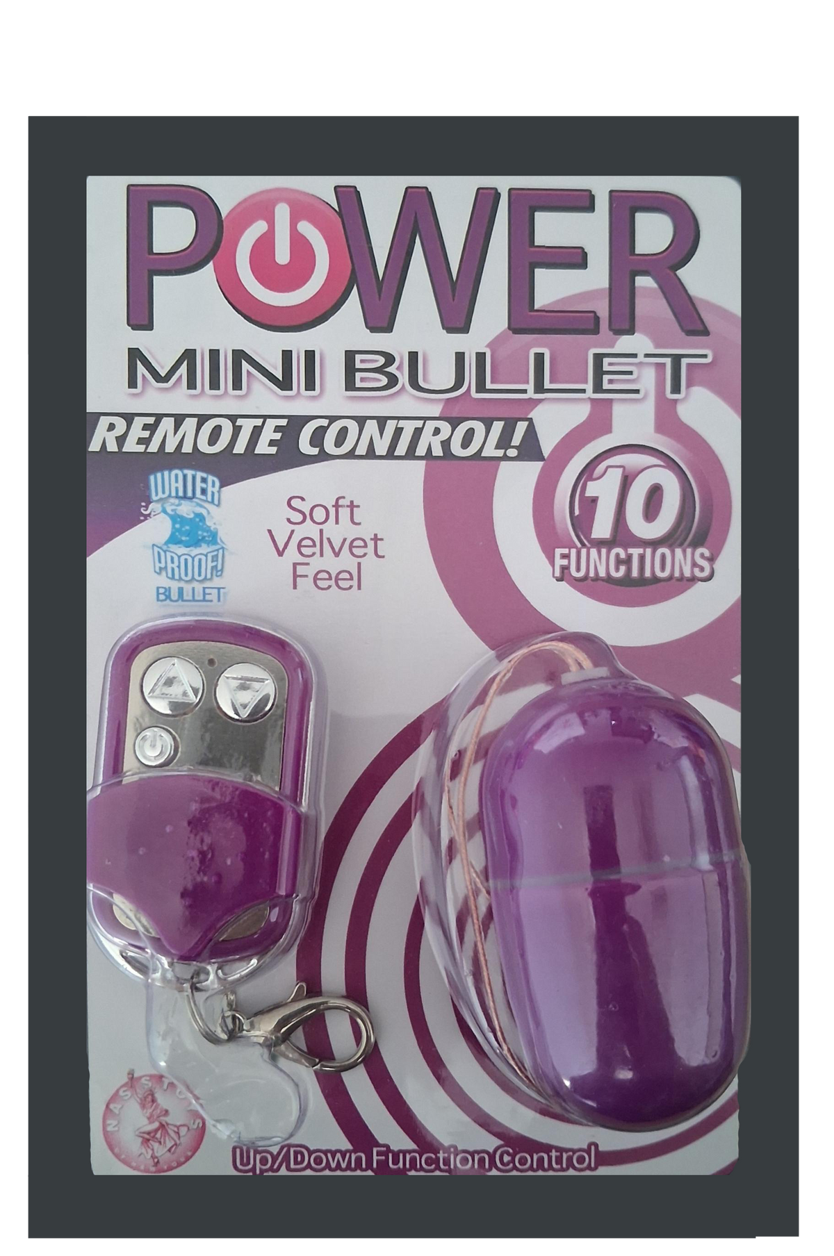 Power Mini Bullet Remote Control - Purple