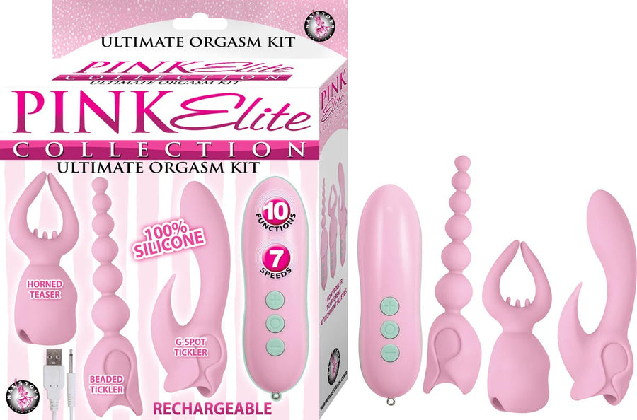 Pink Elite Ultimate Orgasm Kit Pink