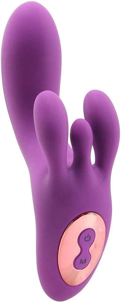 Vibes of NY Triple Tickler Massager Purple