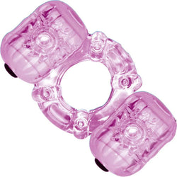 Hero Double Pleaser Teaser Cock Ring Purple