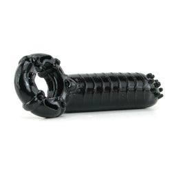 Hero Cock Ring Clitoral Massager Black