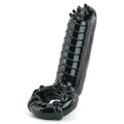 Hero Cock Ring Clitoral Massager Black