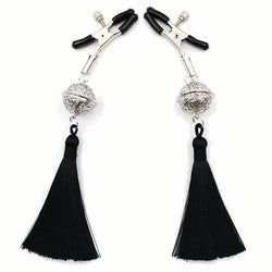 Sexy AF Nipple Clamps Black Tassel