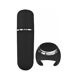 Power Ring Remote Wireless Mini Bullet Black