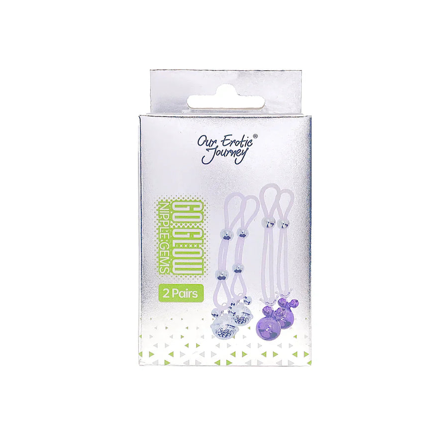 Go Glow Nipple Gems 2 Pairs