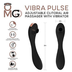 OMG Vibra Pulse Clitoral Air Massager - Black