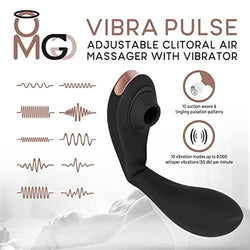 OMG Vibra Pulse Clitoral Air Massager - Black