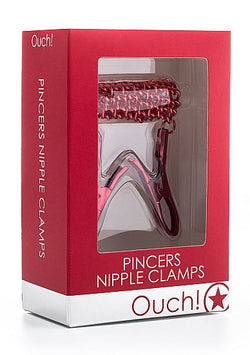 Ouch! Red Pincer Nipple Clamps