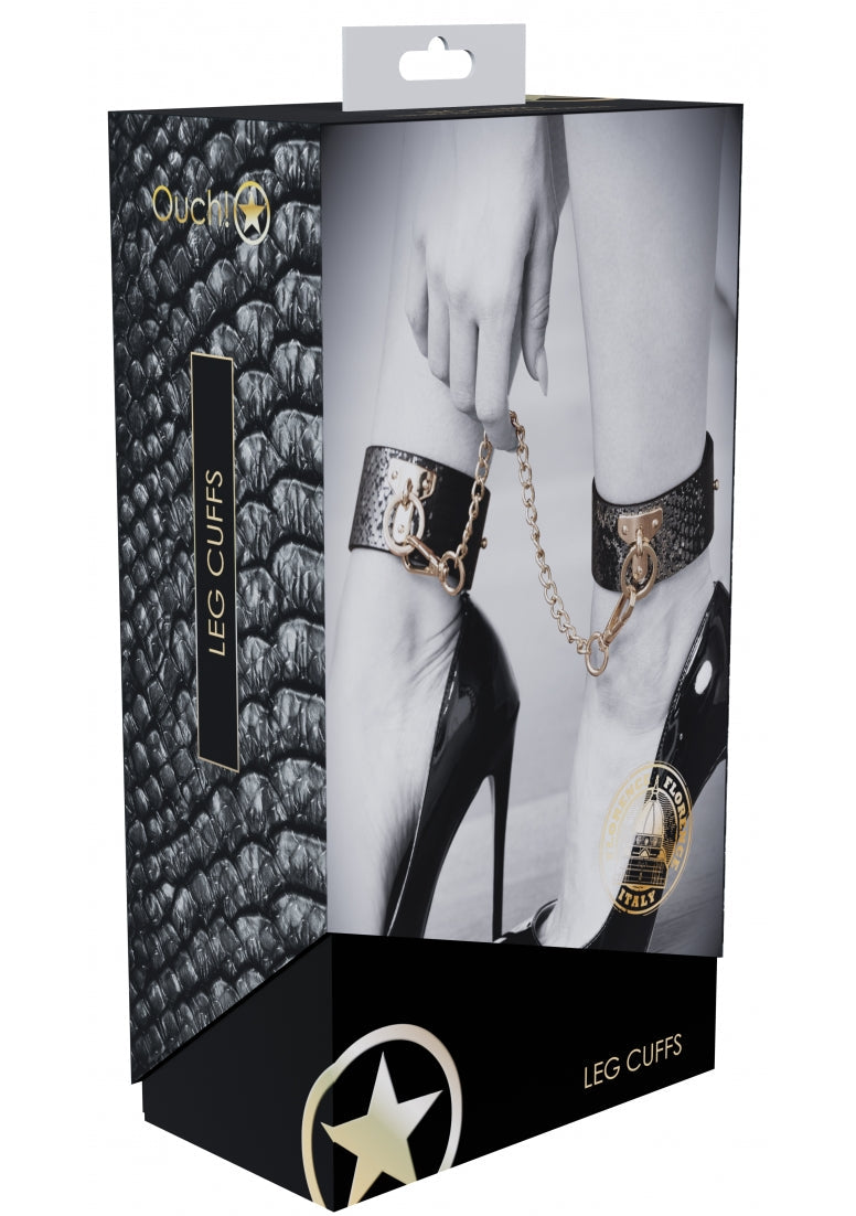 Ouch! Florence Collection Leg Cuffs Black