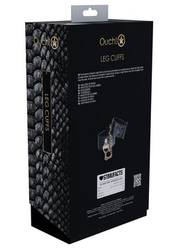 Ouch! Florence Collection Leg Cuffs Black