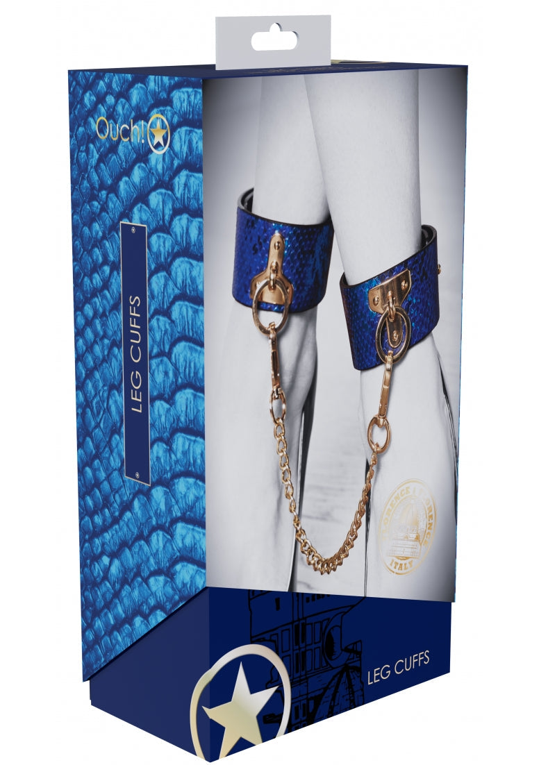 Ouch! Florence Collection Leg Cuffs Blue