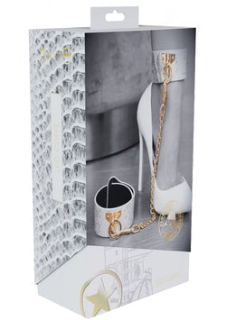Ouch! Florence Collection Leg Cuffs White