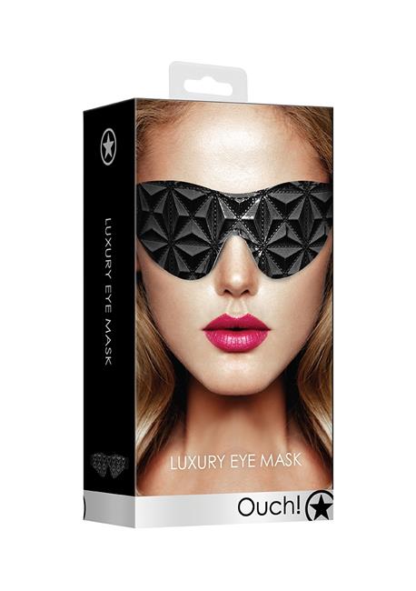 Ouch! Luxury Eye Mask Black