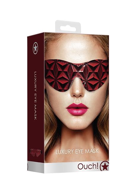 Ouch! Luxury Eye Mask Burgundy