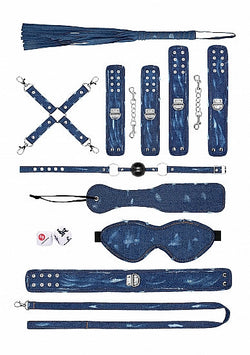 Ouch! Denim Bondage Kit Blue