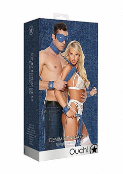 Ouch! Denim Bondage Kit Blue