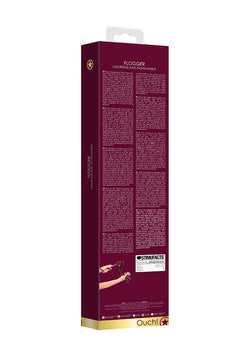 Ouch! Halo Flogger Burgundy