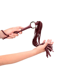 Ouch! Halo Flogger Burgundy