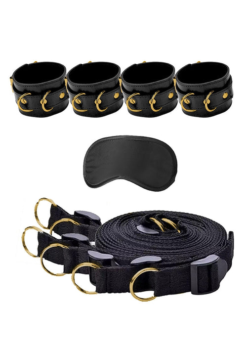 Bed Bindings Restraint Kit Gold Edition